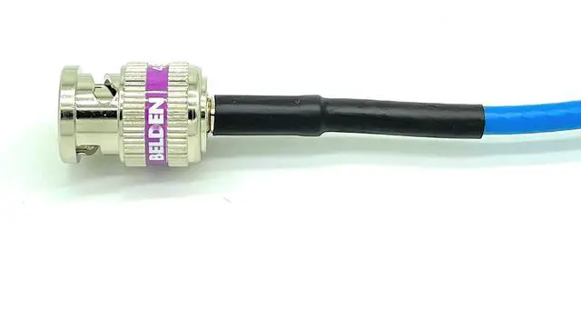 Alt view image 3 of 3 - AV-Cables 12G 4K HD SDI BNC - BNC Cable Belden 4855R Mini RG59 (15ft, Blue)