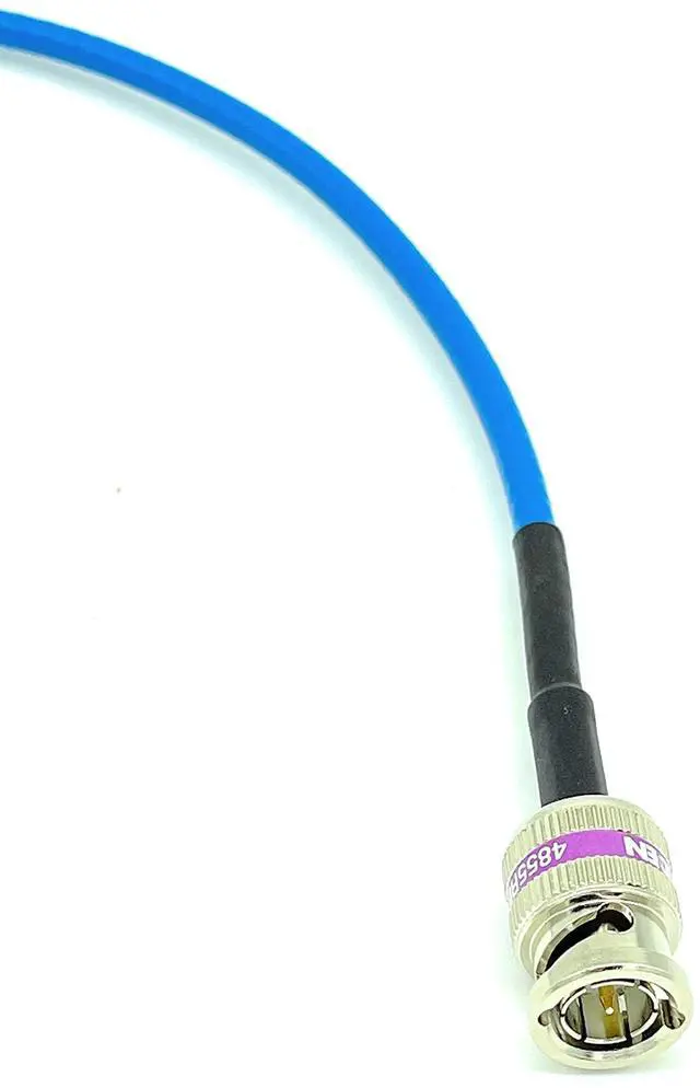 Alt view image 2 of 3 - AV-Cables 12G 4K HD SDI BNC - BNC Cable Belden 4855R Mini RG59 (15ft, Blue)
