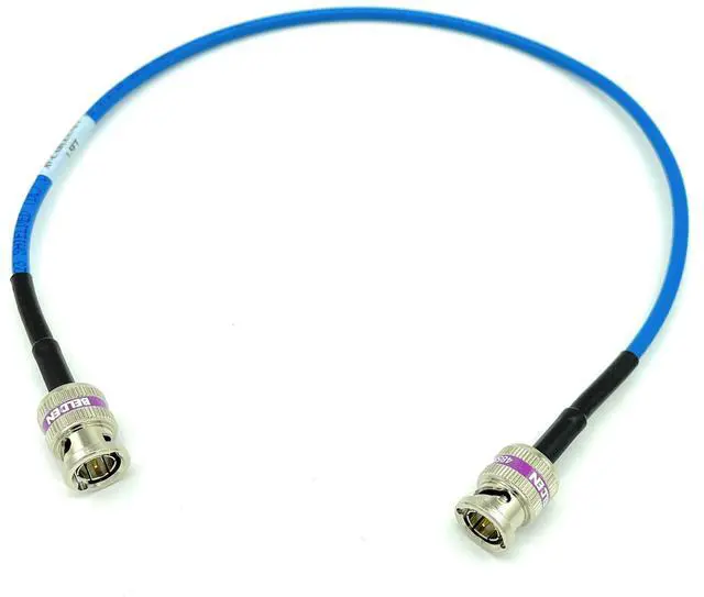 Main image of AV-Cables 12G 4K HD SDI BNC - BNC Cable Belden 4855R Mini RG59 (15ft, Blue)