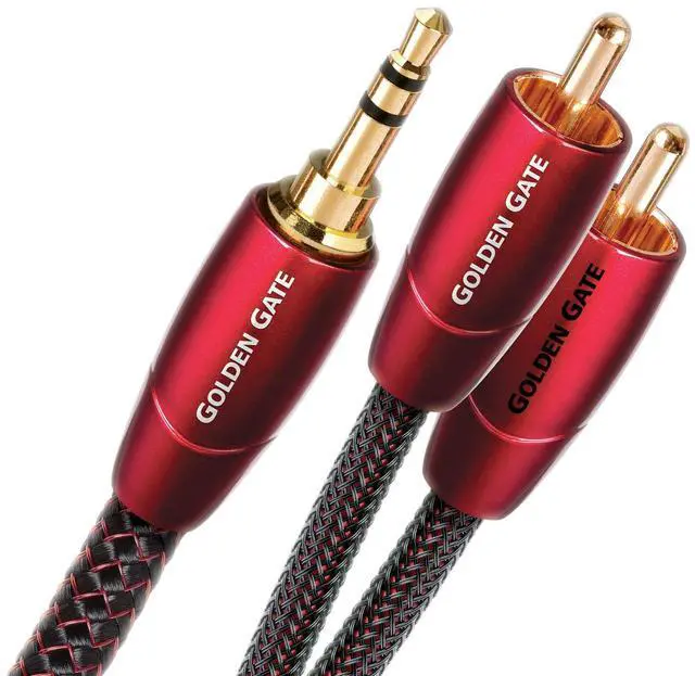 Main image of AudioQuest Golden Gate Audio Interconnect 3.5mm Mini to RCA Cable (1.5 meters)