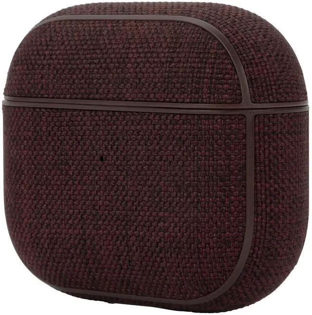 Alt view image 4 of 5 - Incase Airpods Case in Woolenex - Airpod 3rd Generation Case - Durable, Lightweight and Protective Cover with Premium Fabric, Scratch-Resistant Design, and Precision Fit for Everyday Use - Deep Red