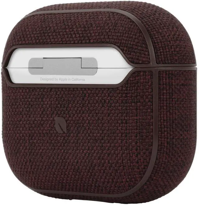 Alt view image 5 of 5 - Incase Airpods Case in Woolenex - Airpod 3rd Generation Case - Durable, Lightweight and Protective Cover with Premium Fabric, Scratch-Resistant Design, and Precision Fit for Everyday Use - Deep Red