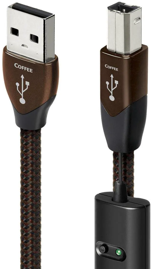 Main image of AudioQuest 1.5 m Coffee USB-A > B High-Definition Audio Cable