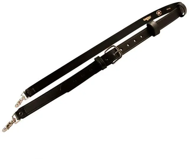Alt view image 2 of 2 - BOSTON LEATHER Fireman's Radio Strap - Black - X-Large