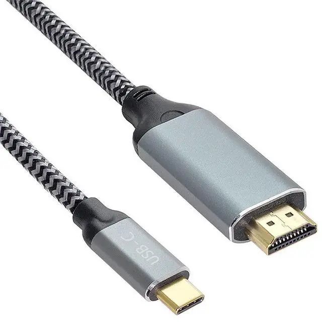 Alt view image 4 of 5 - xiwai USB4 USB-C Type-C Source to HDMI 2.0 Display 8K UHD 4K DP to HDMI Male Monitor Cable Connector 1.8m 6ft
