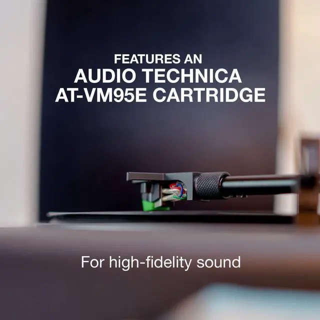 Alt view image 5 of 5 - Victrola Stream Onyx - Wi-Fi Streaming 2-Speed Turntable with Bluetooth Output, Works with Sonos, UPnP Wi-Fi Streaming, Roon Ready Relay, Premium Moving Magnet Cartridge and Aluminum Tonearm (Black)