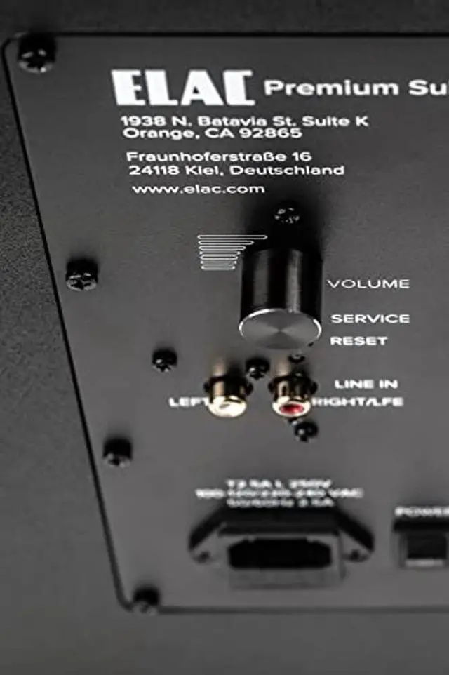 Alt view image 4 of 5 - ELAC Varro Premium Series 10" 250W Powered Subwoofer