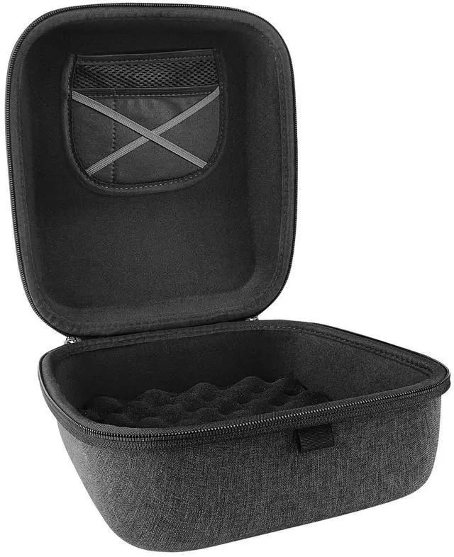 Alt view image 2 of 5 - Geekria Shield Case for Large-Sized Over-Ear Headphones, Replacement Protective Hard Shell Travel Carrying Bag with Cable Storage, Compatible with Sennheiser HD820, HD800, Pulse Elite (Dark Grey)