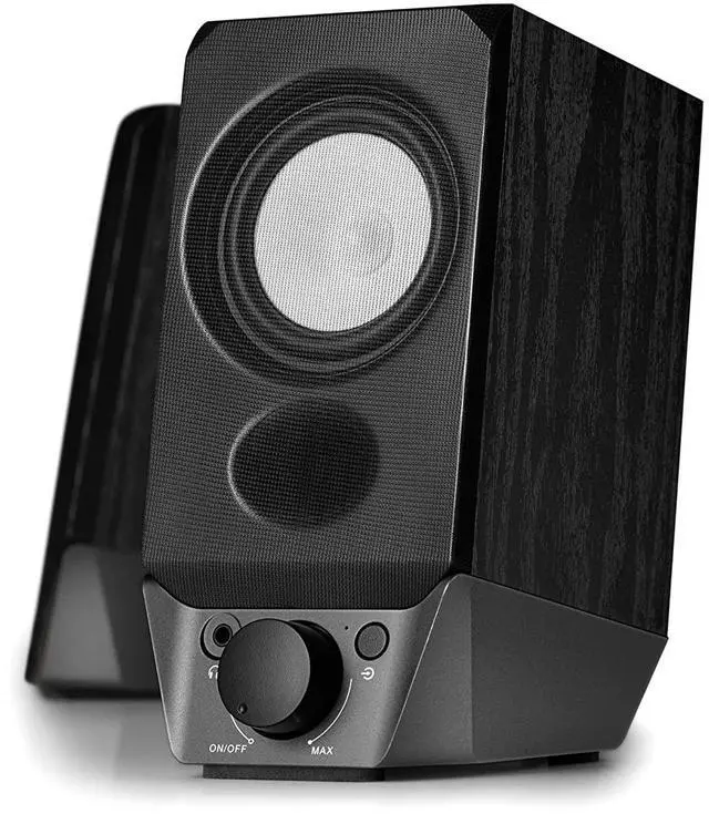 Alt view image 3 of 4 - Edifier Computer Speakers with Bluetooth 5.3 for Desktop / Laptop / Mac / Monitor, 2.0 USB Powered PC Speaker System, Deep Bass, Balanced Stereo, 3.5mm Aux-In Plug and Play