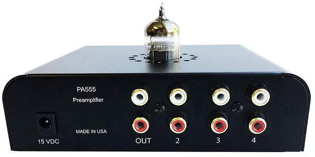 Alt view image 3 of 3 - rolls Tube PREAMPLIFIER, Black (PA555)