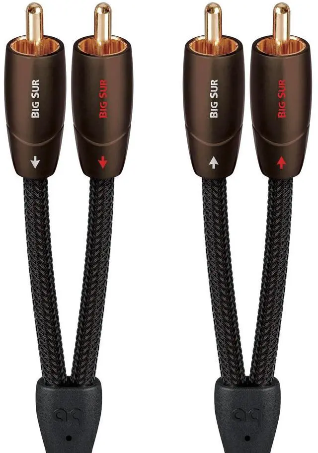 Main image of AudioQuest Big Sur RCA > RCA Audio Interconnect Cable - 5m - Stereo Pair