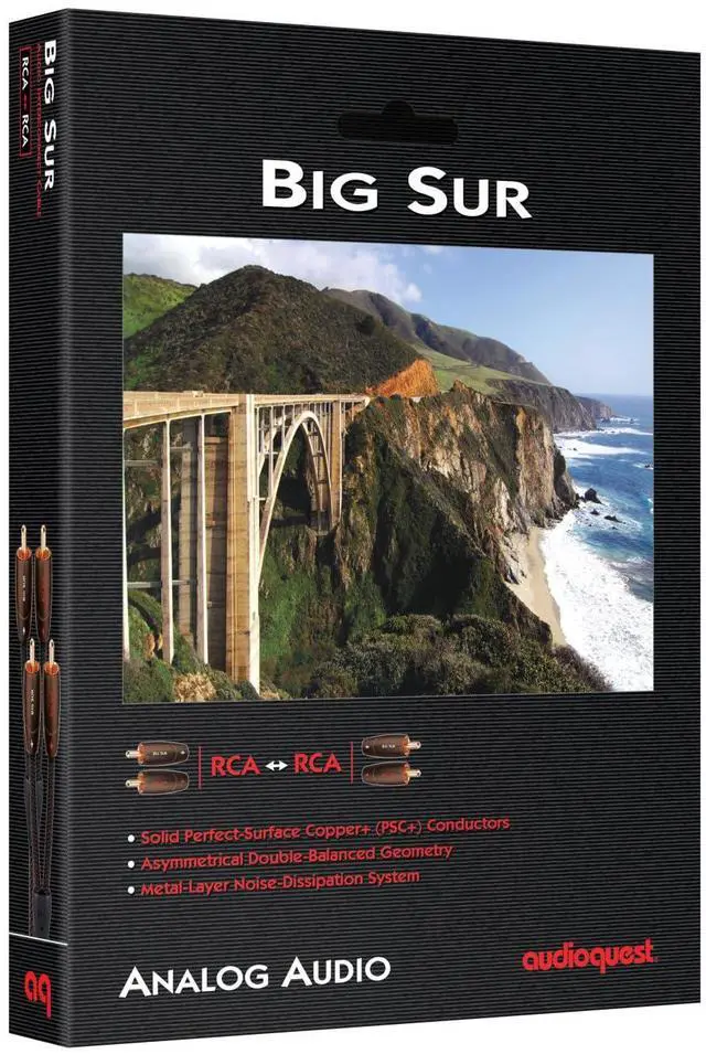 Alt view image 2 of 2 - AudioQuest Big Sur RCA > RCA Audio Interconnect Cable - 5m - Stereo Pair