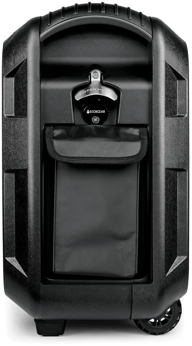 Alt view image 4 of 5 - ECOXGEAR: EcoBoulder Ultra  121dB Loud Rugged Bluetooth 5.1 Speaker, IP67 Waterproof, Drop and dustproof with Party Lights, 50+ Hours runtime, it Even Floats  Black