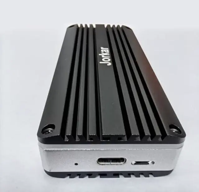 Alt view image 3 of 5 - Jorkar External SSD Enclosure USB-C 3.2 for 12+16 Pin MacBook SSD, Hard Drive Reader for A1466 A1465 A1502 A1398 SSD Mac Air/Pro mid 2013-2017, Portable Aluminum SSD Case with Indicator