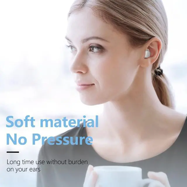 Alt view image 5 of 5 - Vitadigo Wireless Sleep Earbuds, Bluetooth 5.3 with Mic Small Sleep Earphones, Comfortable Noise Blocking Sleeping Headphones Ear Buds for Side Sleepers, Invisible Sleepbuds for Relax Work Sports