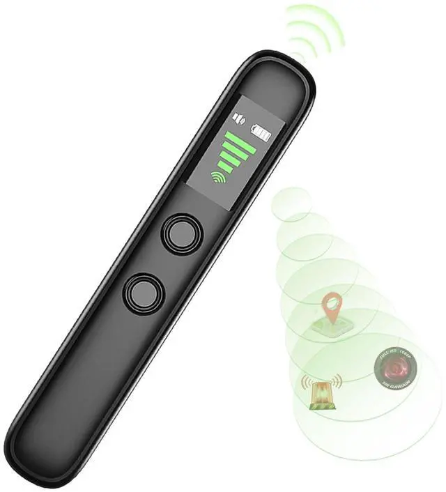 Main image of Hidden Camera Detector - Portable Anti-Eavesdropping Device, RF/Wireless Signal Scanner, GPS Tracker and Bug Detector, Burglar Alarm Camera Finder for Home/Hotel/Office