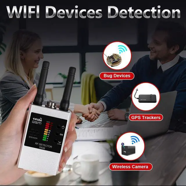 Alt view image 5 of 5 - Professional Multi-Function Camera Detector with 10 Level Sensitivity for Hotel, Office,Car