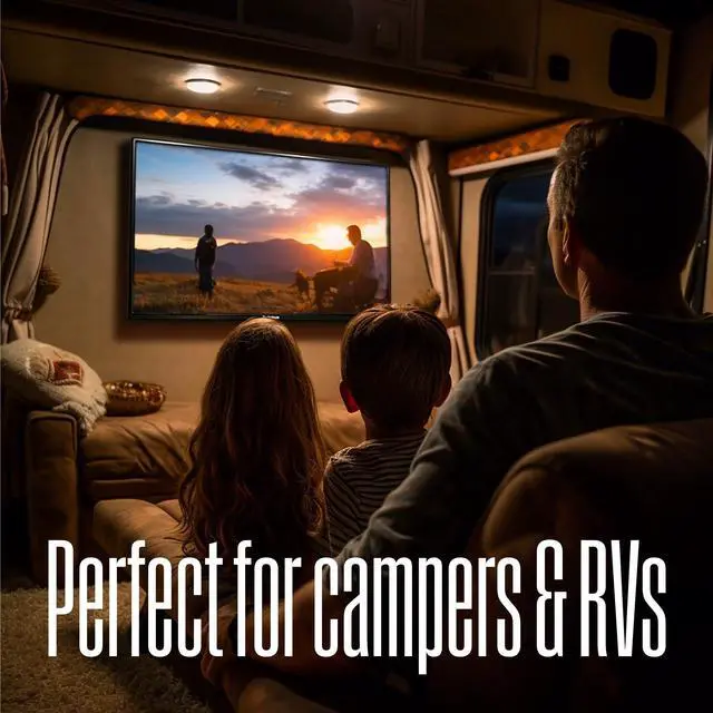 Alt view image 2 of 5 - Westinghouse 32 Inch TV with DVD Player Built in, 720p HD LED Small Flat Screen Non-Smart Television DVD Combo with HDMI, USB, & Parental Controls, Monitor for Home, Kitchen, or RV Camper