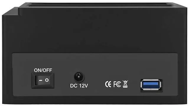 Alt view image 4 of 5 - Sonew 2.5inch 3.5inch Dual-Bay USB3.0 SATA/IDE HDD Docking Station Offline Clone Reader Card Reader for 2.5/3.5 Inch (US)