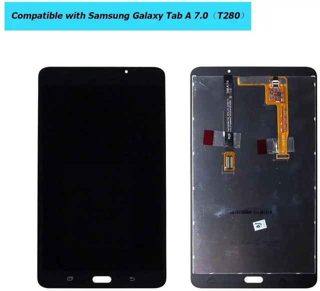 Alt view image 2 of 5 - Upplus Replacement Screen Compatible with Samsung Galaxy SM-T280Tab A 7.0T280LCD Display Assembly Touch Screen for Tab A 7.0 Wifi Tablet (Not for 3G version & T285 & No Earpiece Hole) with toolkit