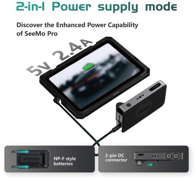 Alt view image 5 of 5 - Accsoon SeeMo Pro SDI/HDMI to USB-C Video Adapter for iOS Devices, 1080P Video Capture Terminal, Turn iOS into Monitor on Camera, 1/4"-20 Mounting Point Real-time, Monitoring/Livestreaming/Recording