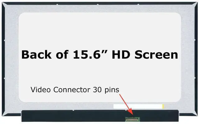 Alt view image 2 of 5 - SCREENARAMA New Screen Replacement for B156XTN08.0 H/W:0A, HD 1366x768, Glossy, LCD LED Display with Tools