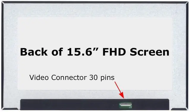 Alt view image 2 of 5 - SCREENARAMA New Screen Replacement for NV156FHM-N4H, FHD 1920x1080, IPS, Matte, LCD LED Display with Tools