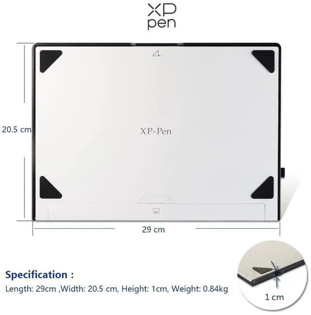 Alt view image 4 of 5 - XP-PEN AC18 Multifunctional Metal Drawing Pen Tablet Stand for Pen Display Drawing Graphic Monitor Prevented Skidding Stander Holder