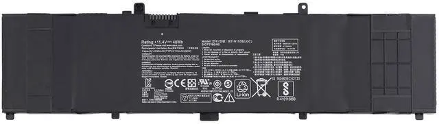 Main image of Vvsialeek B31N1535 48Wh Laptop Battery Compatible withASUS ZenBook UX310 UX310UA UX310UQ UX410UA FC089T FC106R Series