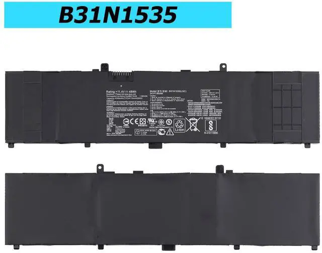 Alt view image 2 of 3 - Vvsialeek B31N1535 48Wh Laptop Battery Compatible withASUS ZenBook UX310 UX310UA UX310UQ UX410UA FC089T FC106R Series