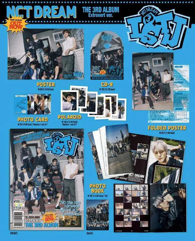 Alt view image 3 of 3 - NCT DREAM - Vol.3 ISTJ Photobook Ver. CD+Folded Poster (2 versions SET (No Poster/CD ONLY))