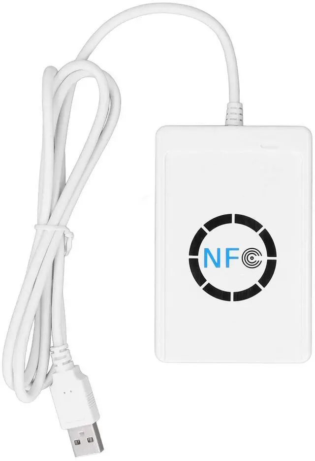 Main image of USB NFC Smart IC Card Reader Writer Copier Duplicator Contactless 13.56MHz 424kbps Compatible with ISO 14443 types A and B for NFC Tags