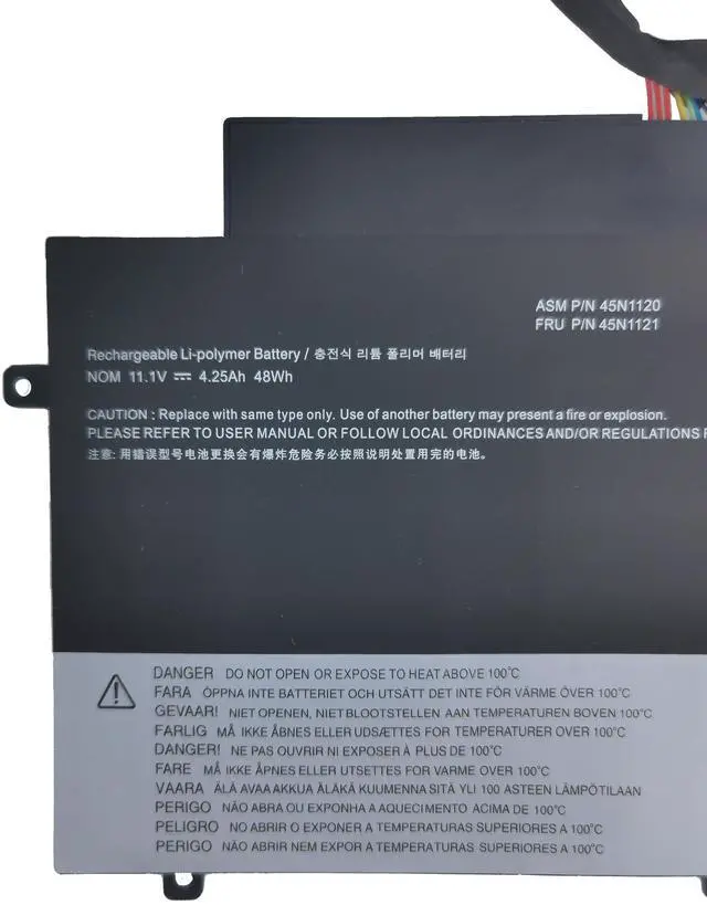 Alt view image 2 of 5 - Batterymarket 45N1121 Replacement Battery Compatible with Lenovo Thinkpad T431s Series 45n1120 45n1121 45n1122 45n1123-11.1V 48Wh 4250mAh