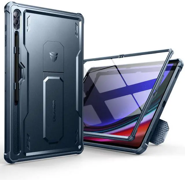 Main image of Dexnor Case for Samsung Galaxy Tab S10 Ultra (2024), S9 Ultra(2023), S8 Ultra(2022) 14.6 Inch, [Built in Screen Protector & Kickstand] with Pen Holder Heavy Duty Shockproof Protective Cover - Blue