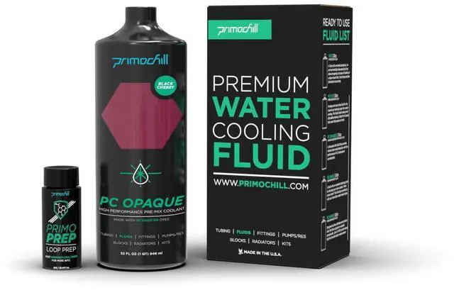 Alt view image 2 of 3 - PrimoChill Opaque Computer WaterCooling Fluid - Pre-Mix (32oz) - Black Cherry Violet