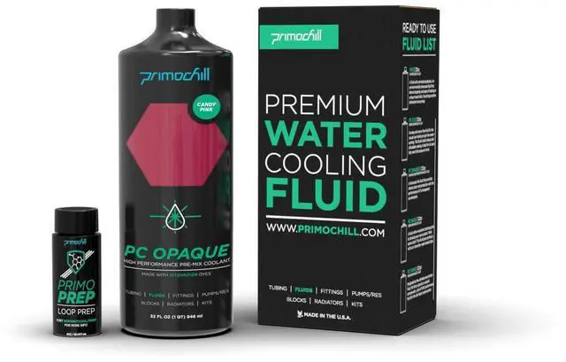 Alt view image 2 of 3 - PrimoChill Opaque Computer WaterCooling Fluid - Pre-Mix (32oz) - Candy Pink SX