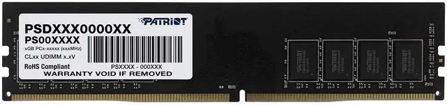 Main image of Patriot Memory Signature Line Series DDR4 32GB (1 x 3G2B) 3200MHz UDIMM Single