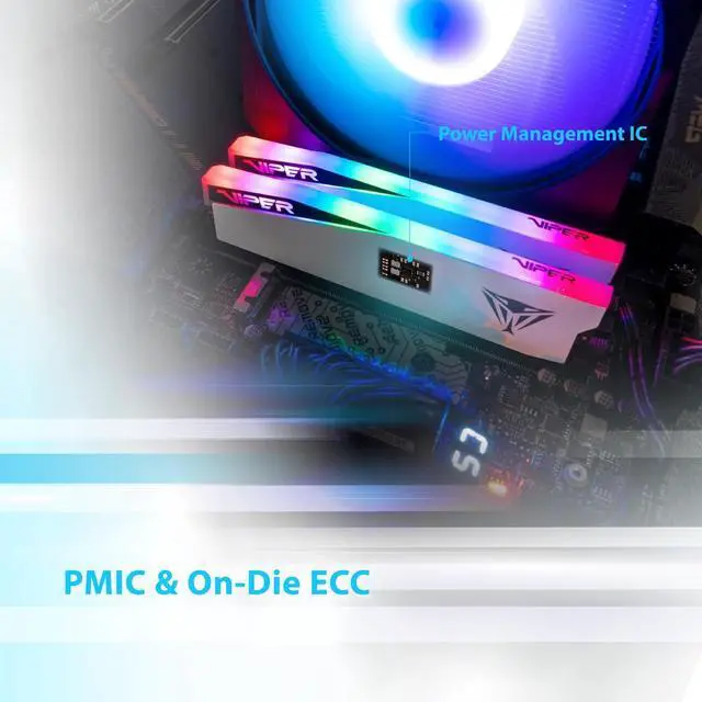 Alt view image 5 of 5 - Patriot Memory Viper Elite 5 RGB DDR5 RAM 32GB (1X32GB) 6000MT/s CL42 1.35v UDIMM Desktop Gaming Memory Compatible with Intel XMP/AMD Expo - PVER532G60C42W
