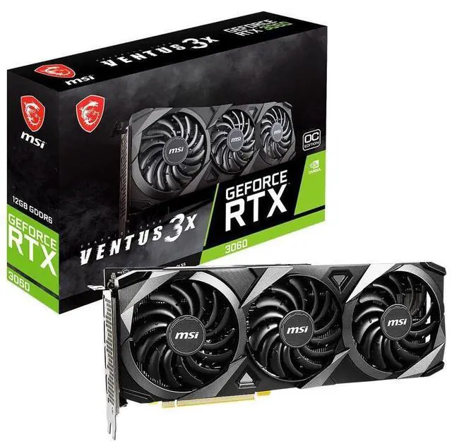 Main image of MSI GeForce RTX 3060 Ventus 3X 12G OC, Gaming Graphics Card - RTX 3060