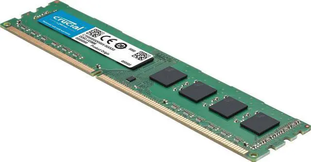 Alt view image 3 of 5 - Crucial 16GB Kit (8GBx2) DDR3/DDR3L 1600 MT/s (PC3-12800) DR x8 ECC UDIMM 240-Pin Memory - CT2KIT102472BD160B