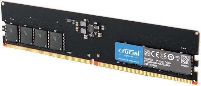 Main image of Crucial 32GB DDR5 RAM, 4800MHz CL40 Desktop Memory, UDIMM 288-Pin, Compatible with 13th Gen Intel Core and AMD Ryzen 7000s - CT32G48C40U5