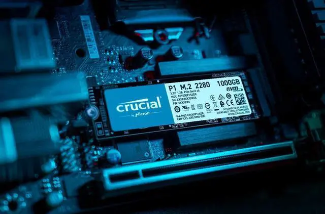 Alt view image 2 of 2 - Crucial P1 1TB 3D NAND NVMe PCIe Internal SSD, up to 2000MB/s - CT1000P1SSD8