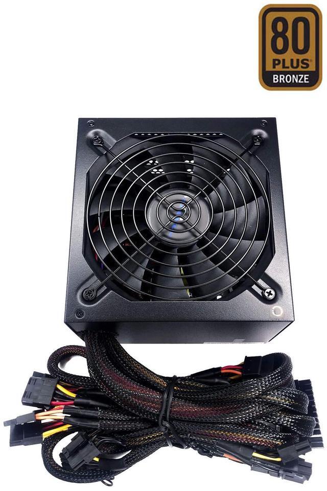 Alt view image 3 of 5 - Apevia JUPITER800W Jupiter 800W 80 Plus Bronze Certified Active PFC ATX Gaming Power Supply, Supports Dual/Quad Core CPUs, SLI/Crossfire/Haswell