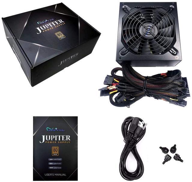 Alt view image 5 of 5 - Apevia JUPITER800W Jupiter 800W 80 Plus Bronze Certified Active PFC ATX Gaming Power Supply, Supports Dual/Quad Core CPUs, SLI/Crossfire/Haswell
