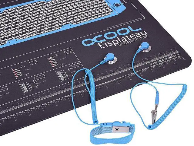 Alt view image 5 of 5 - Alphacool 90334 Eisplateau Anti-Static Work- and mounting mat 120x60cm Water Cooling Accessories