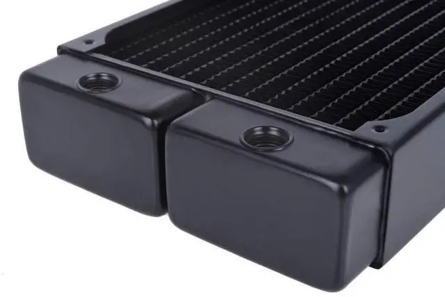 Alt view image 3 of 4 - Alphacool NexXxos XT45 Full Copper 140mm Radiator V.2, 140mm x 1, Single Fan