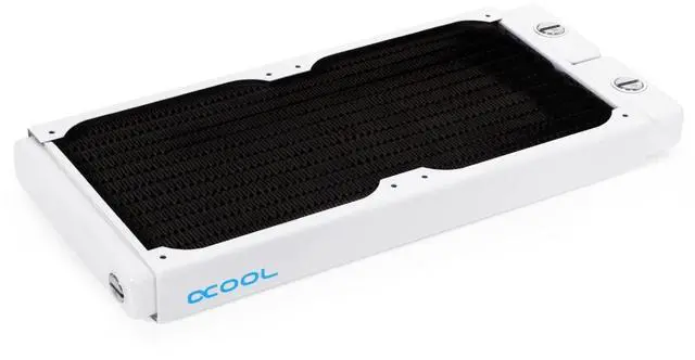 Alt view image 4 of 5 - Alphacool NexXxoS ST30 Full Copper 240mm Radiator V.2 - White Special Edition