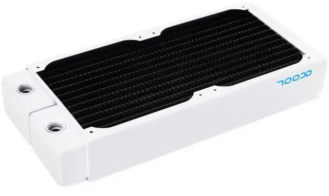 Alt view image 2 of 5 - Alphacool 18647 NexXxoS XT45 Full Copper 240mm Radiator V.2 - White Special Edition