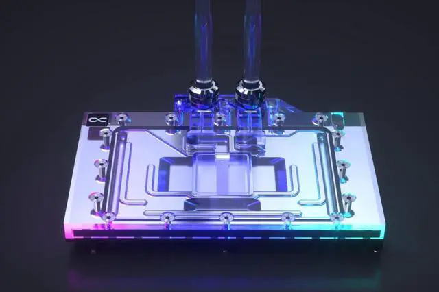 Alt view image 3 of 5 - Alphacool Eisblock Aurora Acryl GPX-N RTX 4090 Reference with Backplate