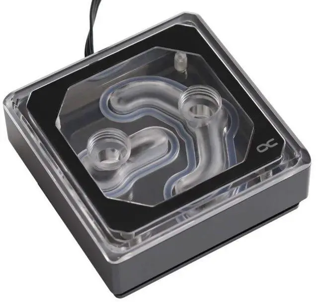 Alt view image 2 of 5 - Alphacool Eisblock XPX Aurora Edge CPU Water Block, Digital RGB, Black/Plexi